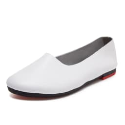AIYUQI Women Flats Shoes Genuine Leather Ladies Shoes Large Size 41 42 43 Casual Lightweight Non-Slip 2026 New Women Loafers