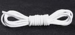 1 Pair Cotton Waxed Shoelaces Round Oxford Shoe Laces  Boots Laces Waterproof Leather Shoelace Women Men Shoes Accessories