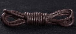 1 Pair Cotton Waxed Shoelaces Round Oxford Shoe Laces  Boots Laces Waterproof Leather Shoelace Women Men Shoes Accessories