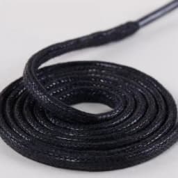 1 Pair Cotton Waxed Shoelaces Round Oxford Shoe Laces  Boots Laces Waterproof Leather Shoelace Women Men Shoes Accessories