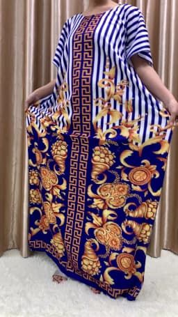 New Flower Sleeve African Dresses For Women Muslim Abaya Dubai Turkey Muslim Fashion Hijab Cotta Dress American Islam Clothing