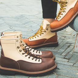 ZFTL Men's Basic Boots Man Hand-stitched Cow Leather and cowhide Casual boots Tooling boots Male Casual Ankle Lace up Boots 2023