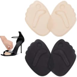 1 Pair Non-Slip Forefoot Pads Shoe Insoles Sole Cushion High Heels Foot Inserts Size Reducer Shoe Filler Comfort Pad