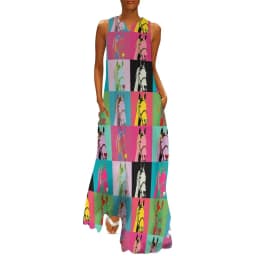 Horse Pack Dress Spring Cool Horses Love Street Style Bohemia Long Dresses Woman Pattern Vintage Maxi Dress 3XL 4XL 5XL