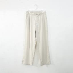 Vintage Linen Women's Pants Casual Elastic Waist Button Up Korean Fashion Harajuku Trouser Streetwear Sweatpants