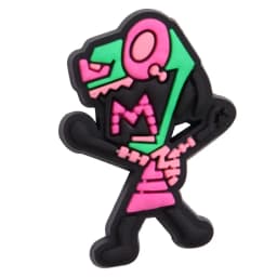 1Pcs Shoe Charms Cartoon Anime Green Alien Monster Accessories Shoes Buckle Decorations Fit Kids DIY Party Gift
