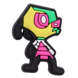 1Pcs Shoe Charms Cartoon Anime Green Alien Monster Accessories Shoes Buckle Decorations Fit Kids DIY Party Gift