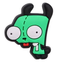 1Pcs Shoe Charms Cartoon Anime Green Alien Monster Accessories Shoes Buckle Decorations Fit Kids DIY Party Gift