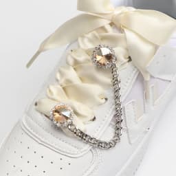 Sneakers Colorful Crystal Gemstone Decoration Shoelace Chain Shoe Buckle Clips Charms Ornaments Pendant Trend Shoes Accessories