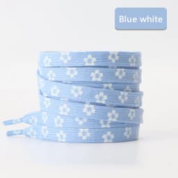 1Pair Sakura Printed Flat Shoelaces, Cute Cherry Blossom Flower Pattern Shoe Laces, Decorative Floral Shoestrings for Sneakers