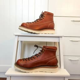 U6796 Red Tornado Super Quality Handmade Italian Cowhide Genuine Leather American Style Goodyear Welted Boots Size 35-49
