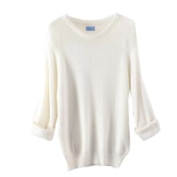 Clearance Wool Women Knitted Sweater Winter Bat Long Sleeve Pullover Autumn Female O-Neck Solid Jumper Loose Casual Top Clothing