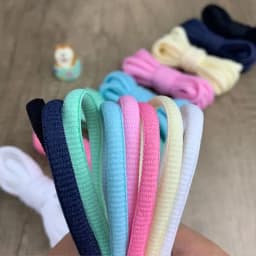Half Round Shoelaces Basketball Shoes Men's and Women's Casual Sports Shoe Shoestrings Wear-Resistant White Black Shoe Laces