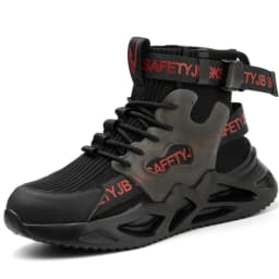 2021 Men Safety Shoes Metal Toe Indestructible Ryder Shoe Work Boots with Steel Toe Waterproof Breathable Sneakers Work Shoes