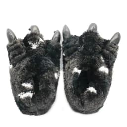 Wholesale Luxury Fluffy Paw AntiSlip Brown Plush House Indoor Slippers Men Animal Plush Home Bedroom Claw Slides Women Sandals