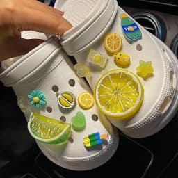 2026 Fresh Lemon Shoe Charms Designer DIY Cute Shoes Party Decaration Accessories for JIBS Clogs Kid Boy Women Girls Gifts