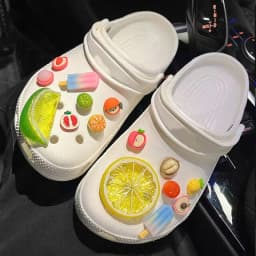 2026 Fresh Lemon Shoe Charms Designer DIY Cute Shoes Party Decaration Accessories for JIBS Clogs Kid Boy Women Girls Gifts