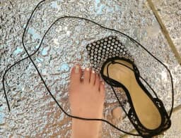 Luxury Woman Black Apricot Pink Bling Diamond Crystal Hollow Out Mesh Square Toe Sandals Female Lace Up Stiletto Heels Shoes