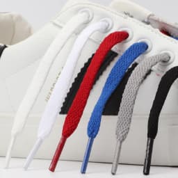 Flat Shoelaces for Sneakers Classic White Black Shoe Laces Canvas Basketball Casual Tennis Shoelace for 36 Colors Women Man