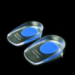 Soft Silicone Gel Insoles for Heel Spurs Pain Relief Foot Cushion Foot Massager Care Heel Cups Shoe Pads Height Increase Insoles