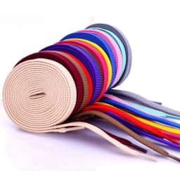 1Pair Thickened Classic Laces for Sneakers Solid Flat Shoe Lace Casual Sport Shoelaces for Adult Children 100/120/140/160 Cm
