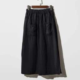 100% Linen Long Skirts For Women Fashion 2026 Solid High Waist Side Spilt Harajuku Pants Skirt Jupe Longue Femme