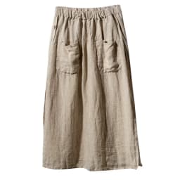 100% Linen Long Skirts For Women Fashion 2026 Solid High Waist Side Spilt Harajuku Pants Skirt Jupe Longue Femme
