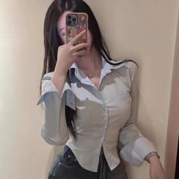 Xpqbb White Shirts Women Korean Style Buttons Folds Slim Fit Crop Tops Female All-Match Daily Design Office Long Sleeve Blouses