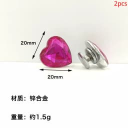 crystal set kit shoes charms diamond jewel colorful Accessories for clogs shoe Decorations DIY party child gifts