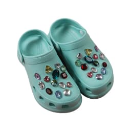 crystal set kit shoes charms diamond jewel colorful Accessories for clogs shoe Decorations DIY party child gifts
