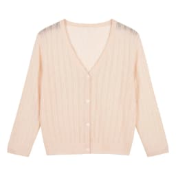 Summer Cardigan Women V-neck Female Korean Fashion Style Long Sleeve Top Cropped Girls Knitted Ladies Sweaters Women's Coat Cute