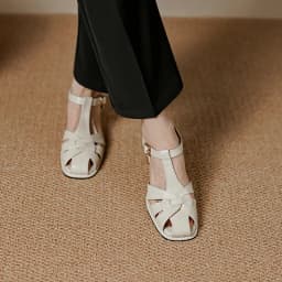 MoonMeek 2022 Size 34-42 New Genuine Leather Sandals Woman Rome Square Med Heels Shoes Solid Ladies Dress Shoes