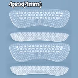 2/4pcs Silicone Heel Stickers Heels Grips Women Men 4D Anti Slip Heel Cushions Non-Slip Inserts Pads Foot Heel Care Protector