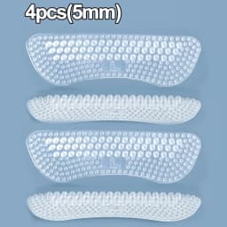 2/4pcs Silicone Heel Stickers Heels Grips Women Men 4D Anti Slip Heel Cushions Non-Slip Inserts Pads Foot Heel Care Protector