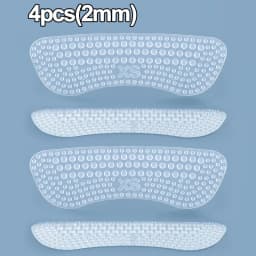 2/4pcs Silicone Heel Stickers Heels Grips Women Men 4D Anti Slip Heel Cushions Non-Slip Inserts Pads Foot Heel Care Protector