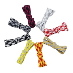 Coolstring Replacement Laces for Samba & German Trainer WB Sneakers Boots 8mm Flat Single-Layer Two-Tone Polyester Shoelaces
