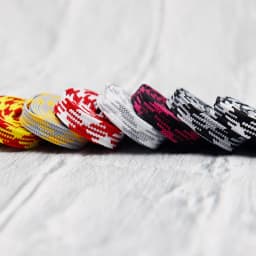 Coolstring Replacement Laces for Samba & German Trainer WB Sneakers Boots 8mm Flat Single-Layer Two-Tone Polyester Shoelaces