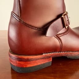 EB999 RockCanRoll Men's Genuine Italian Cow Leather Footwear Cowhide Top Quality Goodyear Welted Trooper Engineer Boots