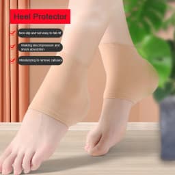 2Pcs Silicone Heel Protectors Skin Care Socks Heel Spur Pads Pain Relief Footwear Accessories to Reduce Pressure