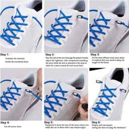 Round Elastic Shoelace Without Tying Stretch Shoelaces for Sneakers No Tie Shoe Laces for Kids NICE Lock Tieless Lace Strings