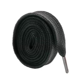 Weiou Official Fashion 18mm Men Women Most Suitable Trendy Cord Dress Shoelace with Gun Black Metal Tips End Shoe Accessories