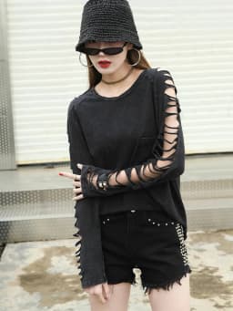 Amax LuluE 2025 Korean Design Summer Womens Sexy Off Shoulder Tshirts Ladies Vintage Punk Style Tees Female Oversized Streetwear