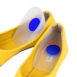 Silicone Gel Heel Pad for Plantar Fasciitis Pain Relief Shock Absorption Foot Care Insert Insole Height Increase Cushion Unisex