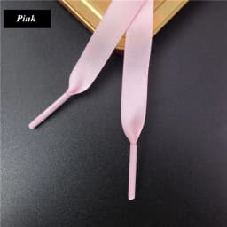 New Silk Shoe Laces Satin Ribbon Flat Shoelaces Women Sneakers Shoelace Boots Laces for Shoes Length 80CM 100CM 120CM 150CM1Pair
