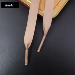 New Silk Shoe Laces Satin Ribbon Flat Shoelaces Women Sneakers Shoelace Boots Laces for Shoes Length 80CM 100CM 120CM 150CM1Pair