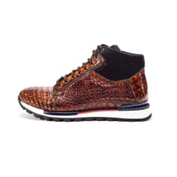 chue men crocodile boots men casual shoes male leisuire shoes men shoes brown color brush color men shoes
