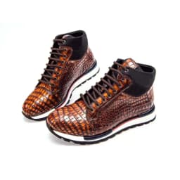 chue men crocodile boots men casual shoes male leisuire shoes men shoes brown color brush color men shoes