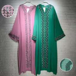 African mother Service big dress Muslim style artificial stone decorative national clothing fashion luxury