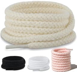 Linen Shoelaces Decoration Accessories Suitable Board Shoes Basketball Shoes Sneakers Cotton Shoe Laces Dunk SB AF1AJ Shoe Rope
