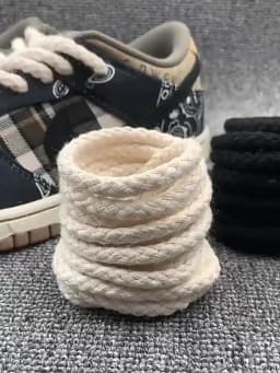 Linen Shoelaces Decoration Accessories Suitable Board Shoes Basketball Shoes Sneakers Cotton Shoe Laces Dunk SB AF1AJ Shoe Rope